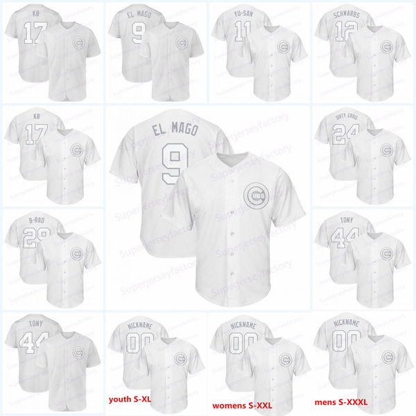 Custom Cubs 9 Javier Baez El Mago 2019 Players Weekend jerseys Women/Youth Rizzo Anthony Tony Bryant Kris KB DIRTY CRAIG Chicago jerseys
Custom Cubs 9 Javier Baez El Mago 2019 Players Weekend jerseys Women/Youth Rizzo Anthony Tony Bryant Kris KB DIRTY CRAIG Chicago jerseys