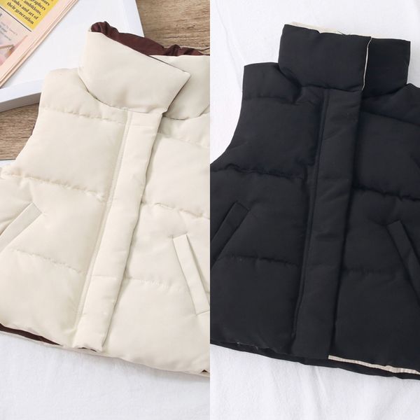 2019-suit stand collar male and female vest children's baby wear down cotton vest children's waistcoat, Camo
2019-suit stand collar male and female vest children's baby wear down cotton vest children's waistcoat, Camo
