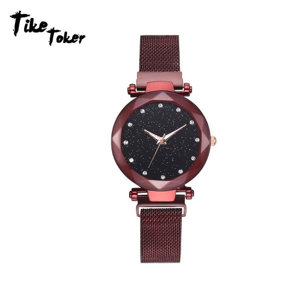 fashion women's star quartz watch magnet strap magnets watch for women hand accessories, Slivery;brown
fashion women's star quartz watch magnet strap magnets watch for women hand accessories, Slivery;brown