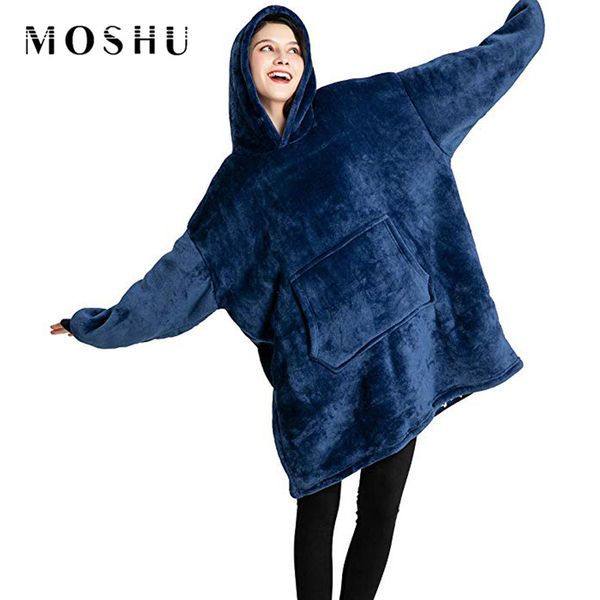 women winter huge hoodie 2019 warm fleece blanket soft outdoor hoodies coats comefy hooded sweatshirt blanket robe for men women, Black
women winter huge hoodie 2019 warm fleece blanket soft outdoor hoodies coats comefy hooded sweatshirt blanket robe for men women, Black