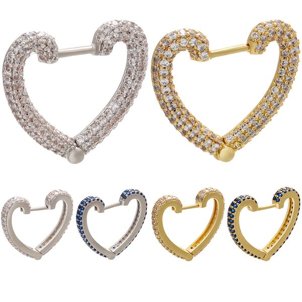 zhukou multi-color 1piece heart small hoop earrings cubic zirconia crystal earring hoops for women jewelry model:ve164, Golden;silver
zhukou multi-color 1piece heart small hoop earrings cubic zirconia crystal earring hoops for women jewelry model:ve164, Golden;silver