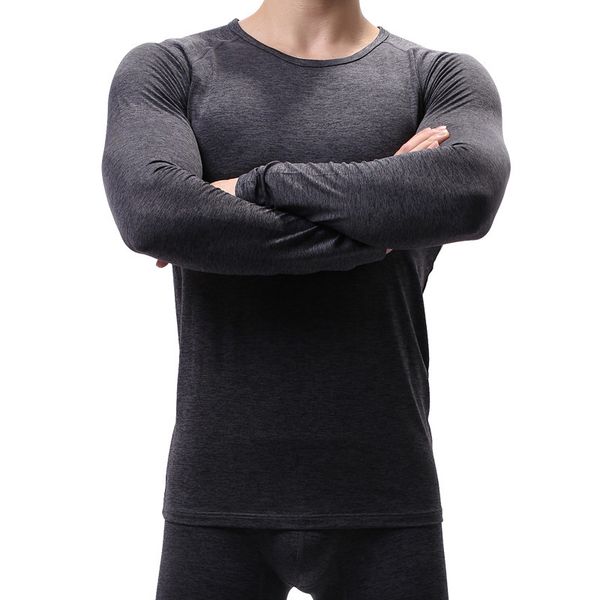new 2pcs mens underwear set solid color warm sleepwear kit thin long sleeve casual tshirt bottoms pants for fall yaa99, Gray
new 2pcs mens underwear set solid color warm sleepwear kit thin long sleeve casual tshirt bottoms pants for fall yaa99, Gray