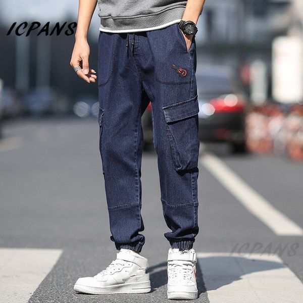 icpans denim jeans for men joggers casual loose fashion multi pocket work pants men's cargo work pants men 2019 plus size xxxl, Blue
icpans denim jeans for men joggers casual loose fashion multi pocket work pants men's cargo work pants men 2019 plus size xxxl, Blue