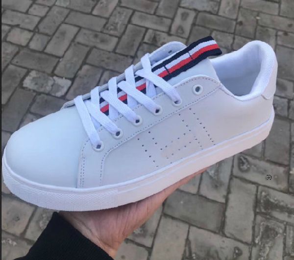 spring new men&women casual shoes breathable wear white shoes toe lace up flat snekaers luxury jeans walking shoes, Black
spring new men&women casual shoes breathable wear white shoes toe lace up flat snekaers luxury jeans walking shoes, Black