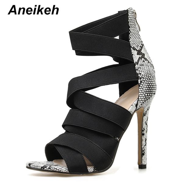 aneikeh serpentine sandals gladiator open toe thin heels summer women high heels elastic cloth ankle strap sandals pumps, Black
aneikeh serpentine sandals gladiator open toe thin heels summer women high heels elastic cloth ankle strap sandals pumps, Black