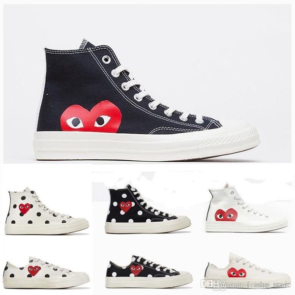 Cla ic kate hoe 1970 canva play jointly big eye high dot heart cdg women men fa hion de igner neaker
Cla ic kate hoe 1970 canva play jointly big eye high dot heart cdg women men fa hion de igner neaker