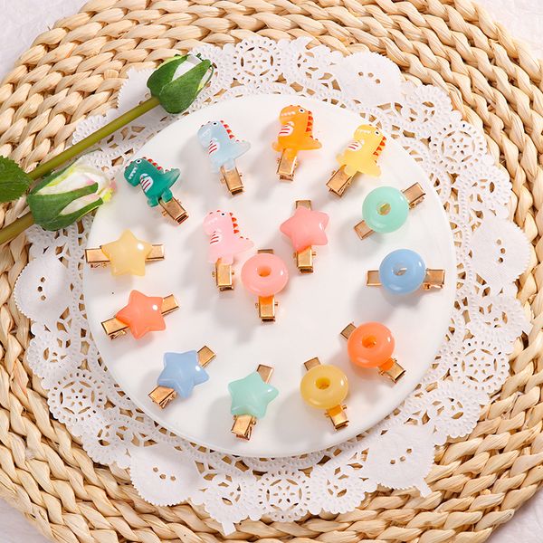 3pc acrylic small dinosaur candy star circle side duck mouth children girls baby hairpin barrettes hair clips headwear, Slivery;white
3pc acrylic small dinosaur candy star circle side duck mouth children girls baby hairpin barrettes hair clips headwear, Slivery;white