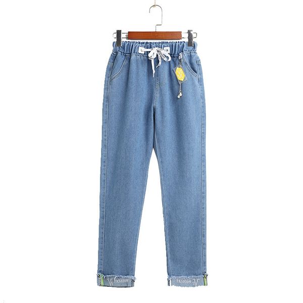 women streetwear denim pants hight waist letter embroidery jeans with pockets ankle length pants casual ladies denim trousers, Blue
women streetwear denim pants hight waist letter embroidery jeans with pockets ankle length pants casual ladies denim trousers, Blue