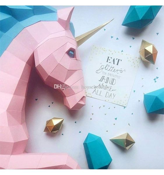 unicorn stereo wall decoration idea home bedroom simple creative ornament animal paper art handmade diy pendant design ins gift souvenir
unicorn stereo wall decoration idea home bedroom simple creative ornament animal paper art handmade diy pendant design ins gift souvenir
