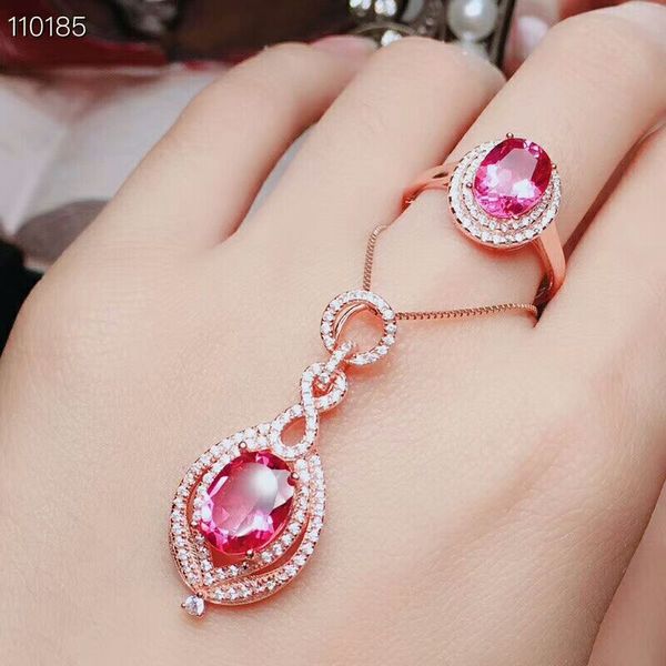 meibapj природный розовый топаз gemstone комплект ювелирных изделий 925 чистого серебра кольцо кулон ожерелье 2 костюмы fine свадебные украш, Silver
meibapj природный розовый топаз gemstone комплект ювелирных изделий 925 чистого серебра кольцо кулон ожерелье 2 костюмы fine свадебные украш, Silver