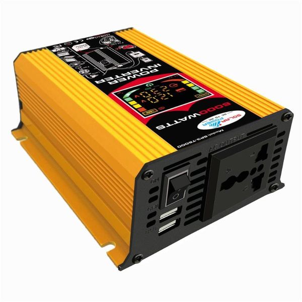 6000w 12v to 220v/110v car power inverter converter adapter dual usb charger lcd display voltage transformer modified sine wave
6000w 12v to 220v/110v car power inverter converter adapter dual usb charger lcd display voltage transformer modified sine wave