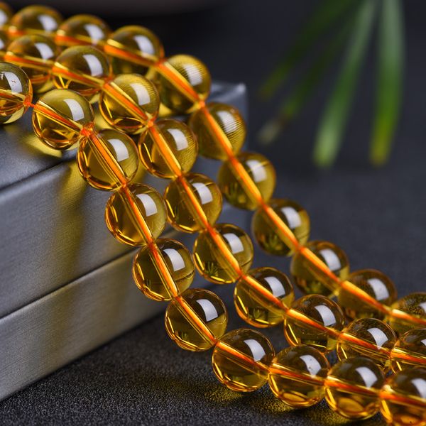 6/8/10mm 7a quality citrine beads round loose yellow crystal stone beads for jewelry making diy bracelet necklace strand 15'', Black
6/8/10mm 7a quality citrine beads round loose yellow crystal stone beads for jewelry making diy bracelet necklace strand 15'', Black