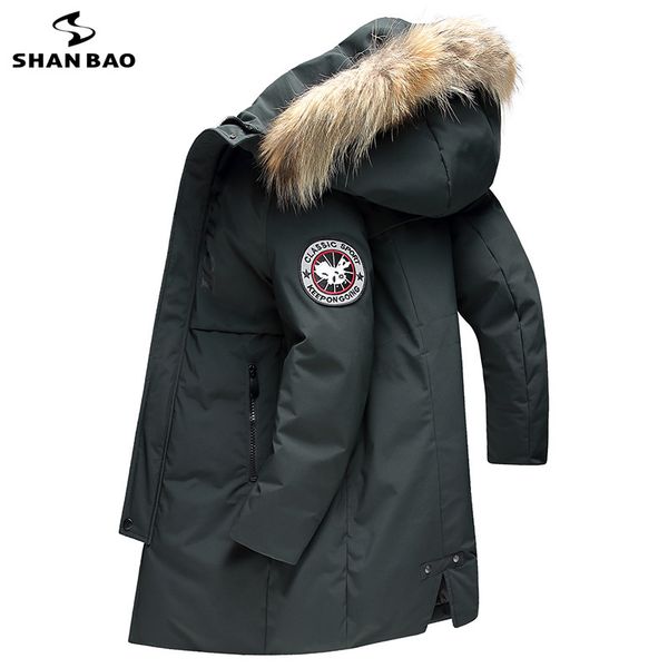 shanbao down jacket 2019 winter new luxury white duck down thick warm men's fashion casual hooded jacket, Black
shanbao down jacket 2019 winter new luxury white duck down thick warm men's fashion casual hooded jacket, Black