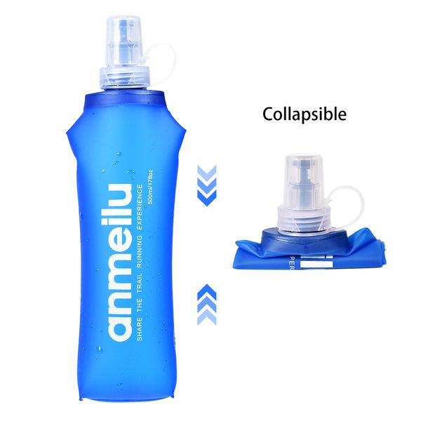 250ml/500ml tpu cycling hydration bladder soft flask water outdoor sport cycling running hydration bottle water kettle
250ml/500ml tpu cycling hydration bladder soft flask water outdoor sport cycling running hydration bottle water kettle