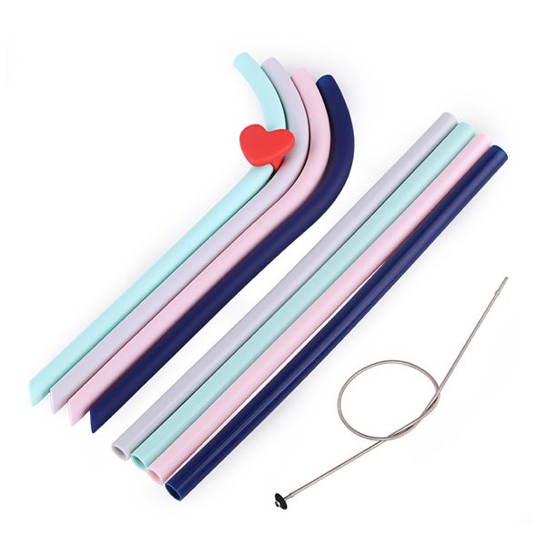 5/10pcs reusable silicone drinking straws set with long flexible straws cleaning brushes for coffee bar party
5/10pcs reusable silicone drinking straws set with long flexible straws cleaning brushes for coffee bar party