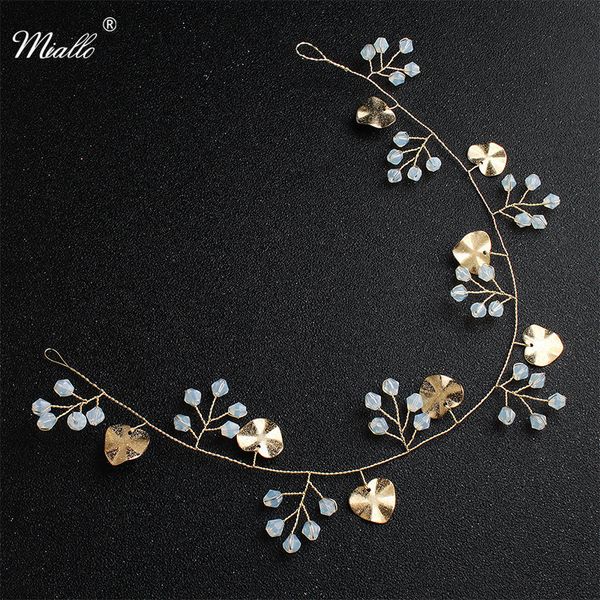 miallo мода опал золотой цвет листья волос виноградная лоза ручной работы свадебные украшения для волос аксессуары свадебный оголовье головн, Golden;white
miallo мода опал золотой цвет листья волос виноградная лоза ручной работы свадебные украшения для волос аксессуары свадебный оголовье головн, Golden;white