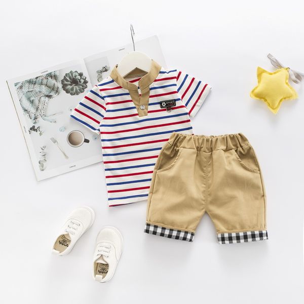 baby boy summer clothing set new arrived striped v-neck short sleeve cotton t-shirt+pants 2 pcs infant toddler boy outfit set, White
baby boy summer clothing set new arrived striped v-neck short sleeve cotton t-shirt+pants 2 pcs infant toddler boy outfit set, White