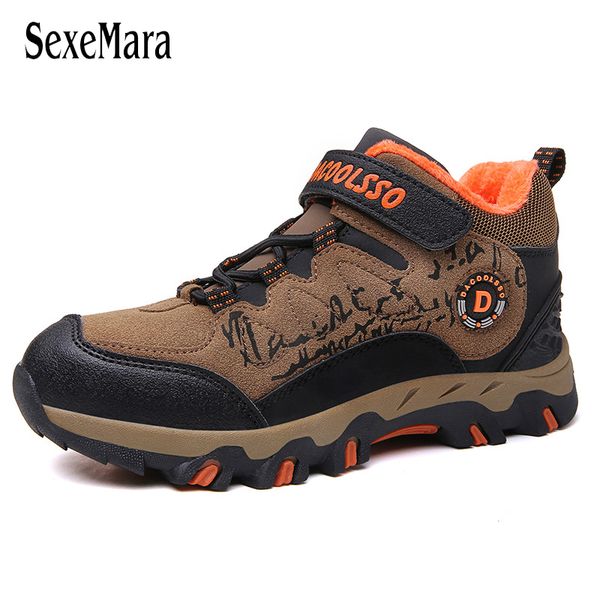 size 31-40 big boys sneakers kids boots waterproof student travel outdoor hiking shoes men non-slip boots genuine leather c06271, Black;grey
size 31-40 big boys sneakers kids boots waterproof student travel outdoor hiking shoes men non-slip boots genuine leather c06271, Black;grey