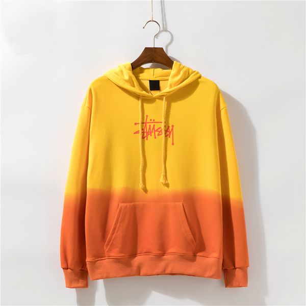 men designer hoodies luxury stitching tie-dye gradient couple models hooded sweatshirts private custom trend brand sweater, Black 
men designer hoodies luxury stitching tie-dye gradient couple models hooded sweatshirts private custom trend brand sweater, Black