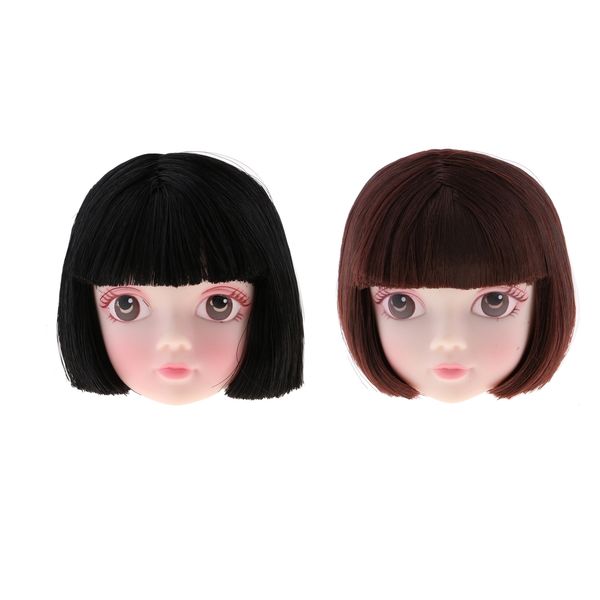 2pcs 1/6 doll heads sculpt with makeup and wig, doll diy&repair body part, truly adorable makeup doll styling head *
2pcs 1/6 doll heads sculpt with makeup and wig, doll diy&repair body part, truly adorable makeup doll styling head *