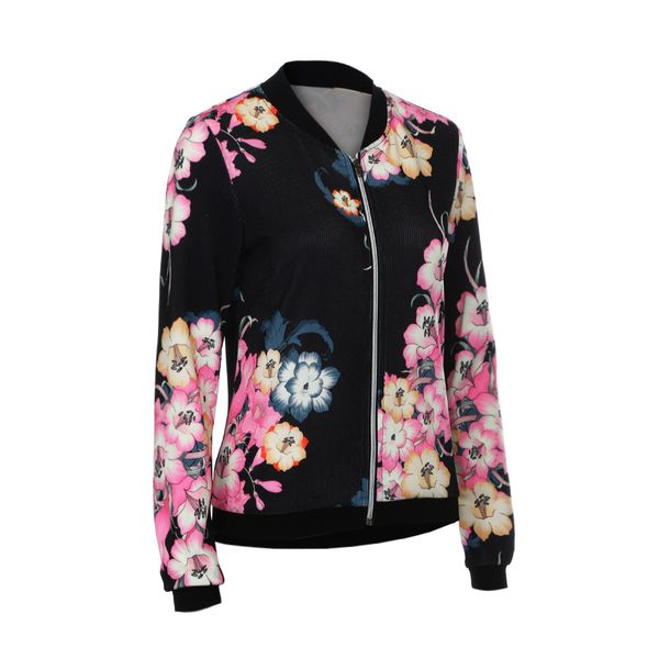 womens autumn slim jacket coat fashion ladies biker celeb camo flower floral print zipper up bomber jackets w625, Black;brown
womens autumn slim jacket coat fashion ladies biker celeb camo flower floral print zipper up bomber jackets w625, Black;brown