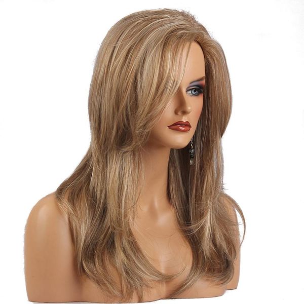 natural fashion women long straight blond hair wig heat resistant cosplay, Black
natural fashion women long straight blond hair wig heat resistant cosplay, Black