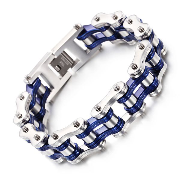 new style domineering personality men's stainless steel bracelet fashion titanium steel bracelet, Black
new style domineering personality men's stainless steel bracelet fashion titanium steel bracelet, Black