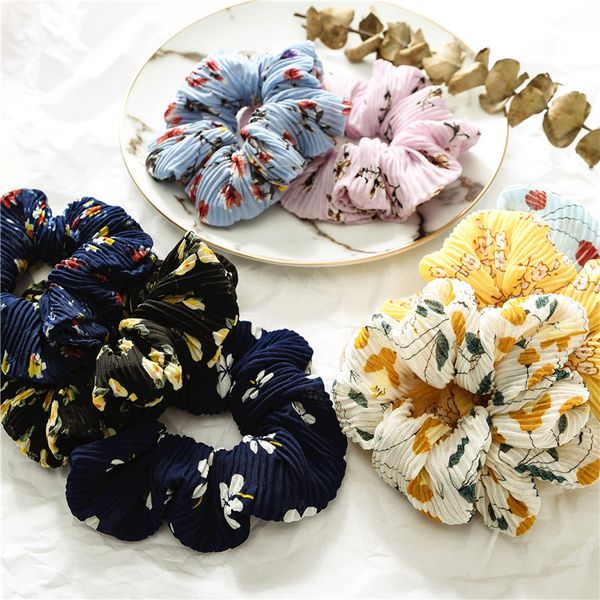 three-state accessories color floral-print creased large intestine ring women's versatile up-do meatball head released circle ha, Brown
three-state accessories color floral-print creased large intestine ring women's versatile up-do meatball head released circle ha, Brown