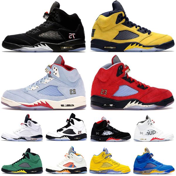 new jumpman 5 5s psg x paris michigan sup og metallic black mens basketball shoes ice blue trophy room suede men trainers, White;red
new jumpman 5 5s psg x paris michigan sup og metallic black mens basketball shoes ice blue trophy room suede men trainers, White;red