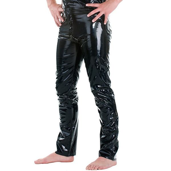 zogaa new men skinny faux pu leather pants shiny trousers nightclub stage performance singers dancer jeans plus size hot, Black
zogaa new men skinny faux pu leather pants shiny trousers nightclub stage performance singers dancer jeans plus size hot, Black