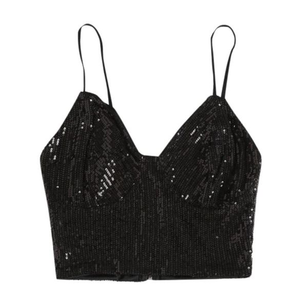 womens glitter strappy tank ladies sparkl cami swing femme vest clubwear v-neck sling sequined vest camiseta mujer, White
womens glitter strappy tank ladies sparkl cami swing femme vest clubwear v-neck sling sequined vest camiseta mujer, White