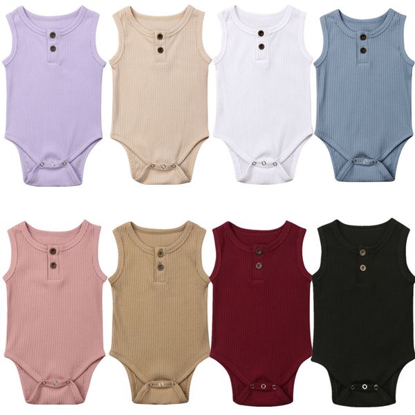 cute newborn baby boy girl cotton romper jumpsuit solid sleeveless outfit casual clothes, Blue
cute newborn baby boy girl cotton romper jumpsuit solid sleeveless outfit casual clothes, Blue
