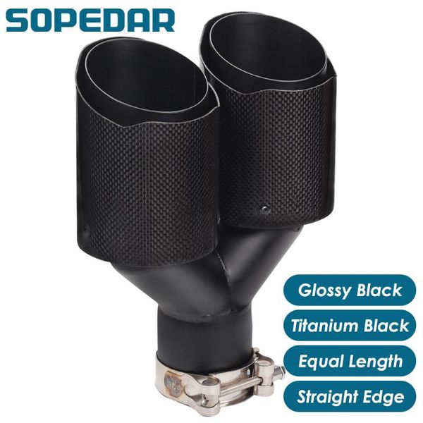 sopedar dual unequal with clamp escape coche straight edge glossy titanium black y model for akrapovic ap28kr
sopedar dual unequal with clamp escape coche straight edge glossy titanium black y model for akrapovic ap28kr