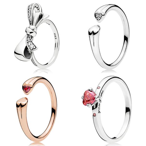 new 925 sterling silver ring brilliant bow red heart-shaped crystal you & me two hearts open ring for women gift jewelry, Golden;silver
new 925 sterling silver ring brilliant bow red heart-shaped crystal you & me two hearts open ring for women gift jewelry, Golden;silver