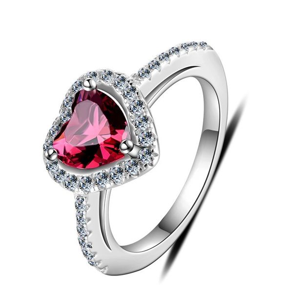 garnet red ruby color zircon 925 sterling silver ring love heart romantic finger rings for women wedding engagement jewelry, Golden;silver
garnet red ruby color zircon 925 sterling silver ring love heart romantic finger rings for women wedding engagement jewelry, Golden;silver