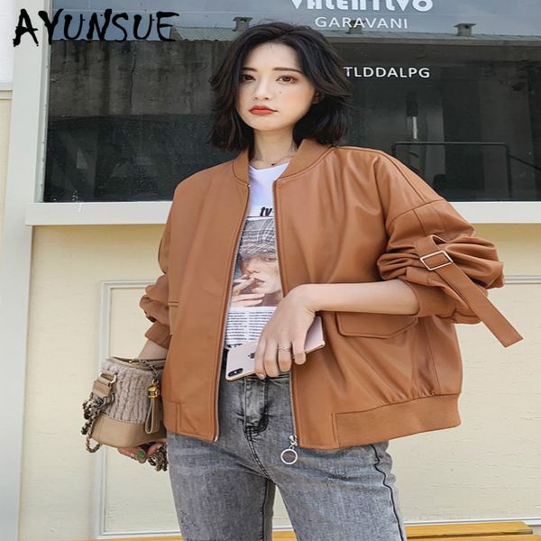 ayunsue autumn real sheepskin coat female genuine leather jacket short slim jackets women outerwear jaqueta de couro b19d01014, Black
ayunsue autumn real sheepskin coat female genuine leather jacket short slim jackets women outerwear jaqueta de couro b19d01014, Black