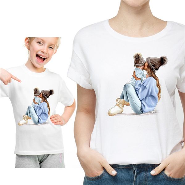 parent child summer print tshirt o neck white short sleeves mommy daughter designer new style fashion family casual clothing
parent child summer print tshirt o neck white short sleeves mommy daughter designer new style fashion family casual clothing