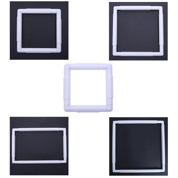 square hoop embroidery hoop plastic frame diy cross stitch craft tool, Black
square hoop embroidery hoop plastic frame diy cross stitch craft tool, Black
