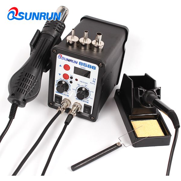 qsunrun 8586 soldering station sesoldering station 110v/220v air gun welding tool electric soldering iron repair parts
qsunrun 8586 soldering station sesoldering station 110v/220v air gun welding tool electric soldering iron repair parts