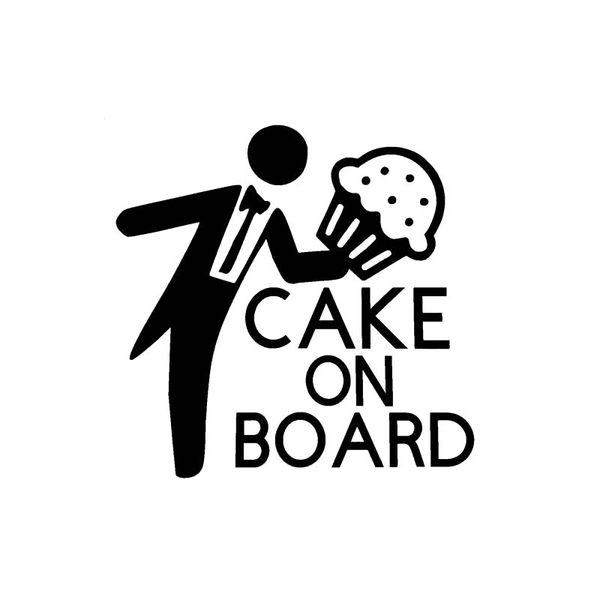 17.8cm*17.5cm cake on board car vinyl decal funny sticker car body film car sticker
17.8cm*17.5cm cake on board car vinyl decal funny sticker car body film car sticker