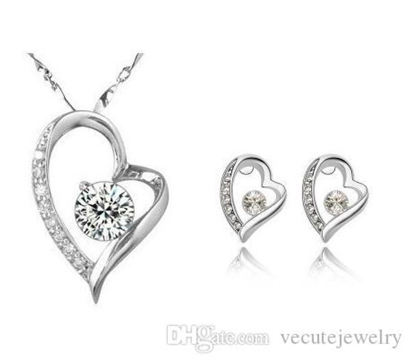 18k white gold plated cute women crystal jewelry sets made with swarovski elements necklace earrings diamond jewelry set wedding sets gift, Silver
18k white gold plated cute women crystal jewelry sets made with swarovski elements necklace earrings diamond jewelry set wedding sets gift, Silver