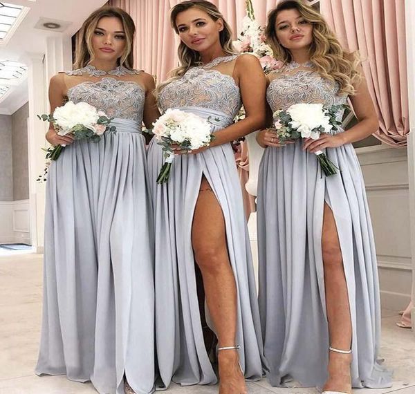 2019 sheer neck bridesmaid dress chiffon summer country garden formal wedding party guest maid of honor gown plus size custom made, White;pink
2019 sheer neck bridesmaid dress chiffon summer country garden formal wedding party guest maid of honor gown plus size custom made, White;pink