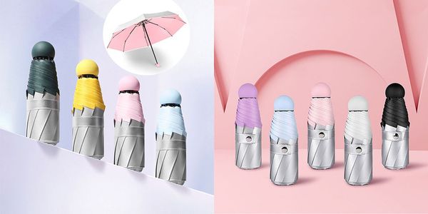 

8 ribs pocket mini umbrella children windproof women men uv umbrella anti sun umbrellas for folding paraguas light portable rain