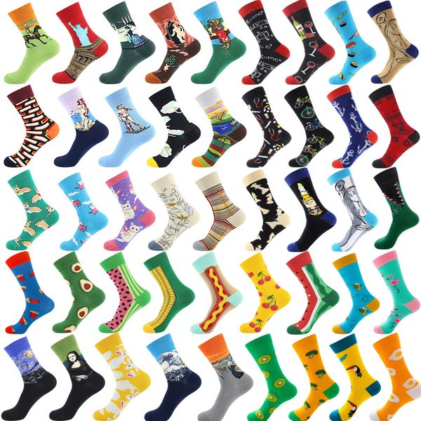 1 pair of men socks cotton funny crew socks cartoon animal fruit dog women novelty casual gift for autumn winter, Black
1 pair of men socks cotton funny crew socks cartoon animal fruit dog women novelty casual gift for autumn winter, Black