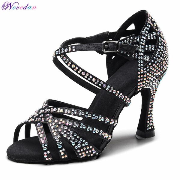 new women party dance shoes satin shining rhinestones soft bottom latin dance shoes high heels woman salsa
new women party dance shoes satin shining rhinestones soft bottom latin dance shoes high heels woman salsa
