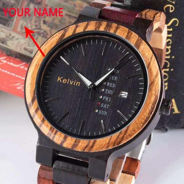 bobo bird wood watch men customized show date quartz male colorful wooden band boyfriend gift in wood box relogio masculino, Slivery;brown
bobo bird wood watch men customized show date quartz male colorful wooden band boyfriend gift in wood box relogio masculino, Slivery;brown