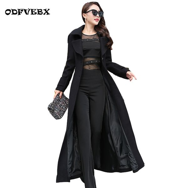 boutique women wool windbreaker autumn winter leisure slim long coat high-end long-sleeved over the knee coats odfvebx hy40, Black
boutique women wool windbreaker autumn winter leisure slim long coat high-end long-sleeved over the knee coats odfvebx hy40, Black