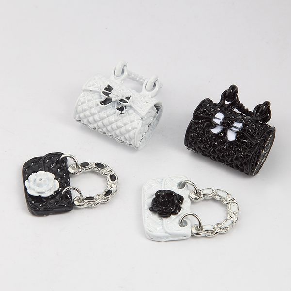 5pcs/pack 3d women bag charms black white alloy jewelry making paint pendant diy fit bracelet necklace accessories, Bronze;silver
5pcs/pack 3d women bag charms black white alloy jewelry making paint pendant diy fit bracelet necklace accessories, Bronze;silver