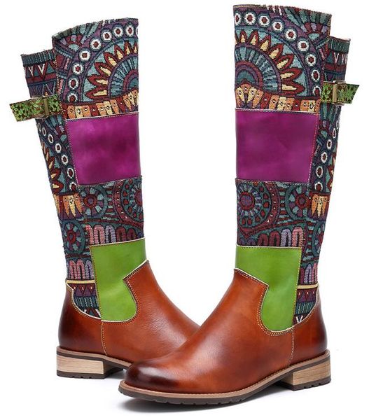 designer woman genuine leather stitching hit color kitten heel women's boots martin knee cowskin boots women shoes eur36-42, Black
designer woman genuine leather stitching hit color kitten heel women's boots martin knee cowskin boots women shoes eur36-42, Black