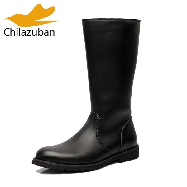 chilazuban size 37-45 concise men short boots solid color side zipper mid calf boots autumn winter warm leisure male footwear, Black
chilazuban size 37-45 concise men short boots solid color side zipper mid calf boots autumn winter warm leisure male footwear, Black